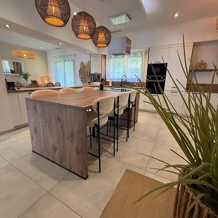 Villa Neuve Piscine Bali Spa Vue Pyrenees 5 Min Cite Carcassonne