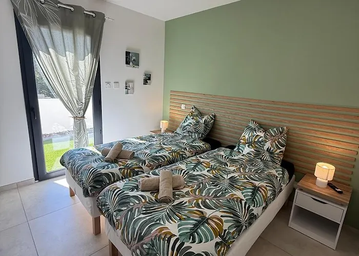 Villa Neuve Piscine Bali Spa Vue Pyrenees 5 Min Cite Villa Carcassonne