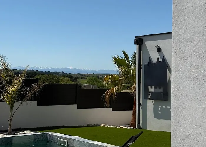 Willa Villa Neuve Piscine Bali Spa Vue Pyrenees 5 Min Cite