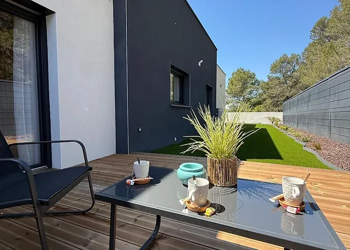 Villa Villa Neuve Piscine Bali Spa Vue Pyrenees 5 Min Cite